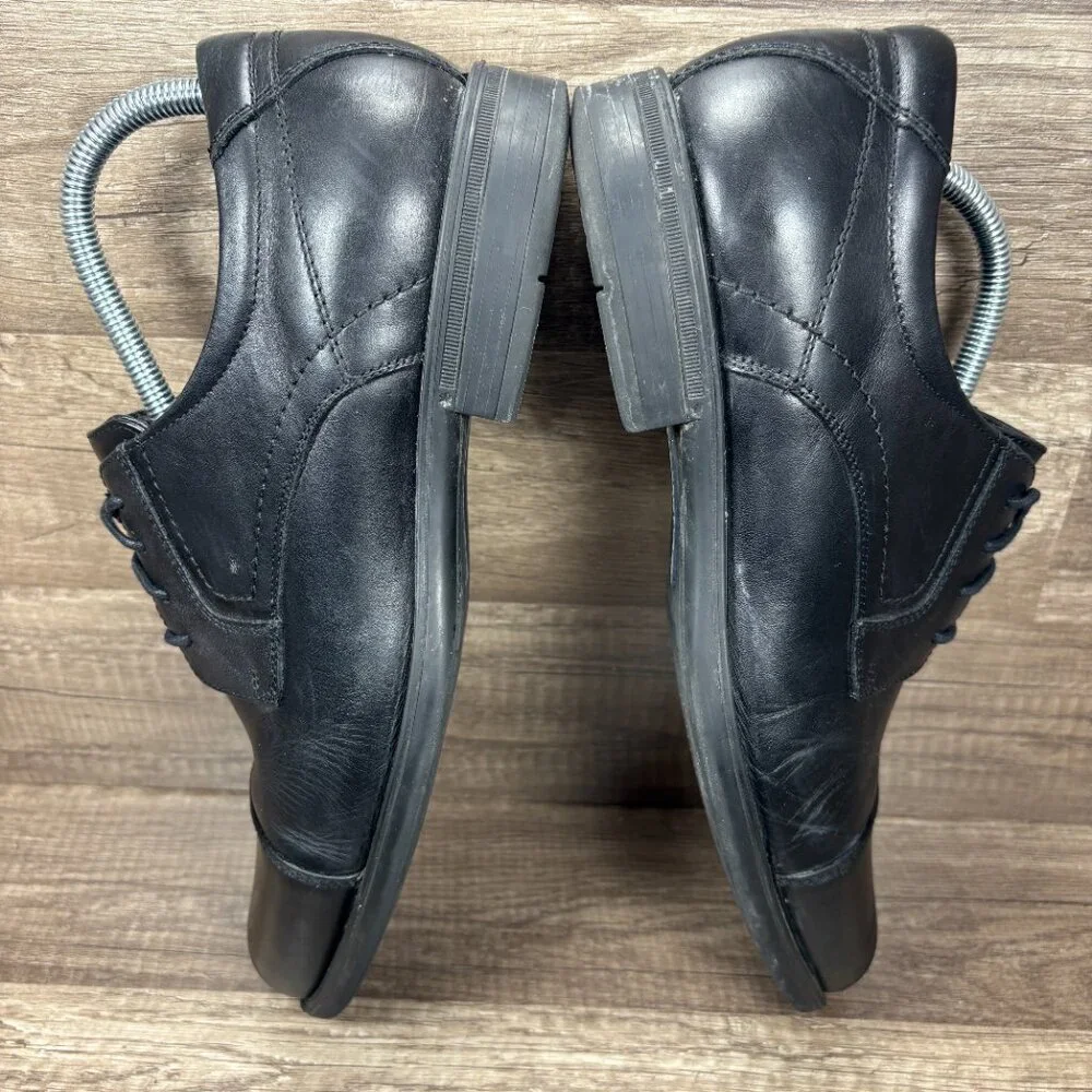 Florsheim Cap Toe Oxford Leather Black Mens US Size 10 11827-001 Shoes